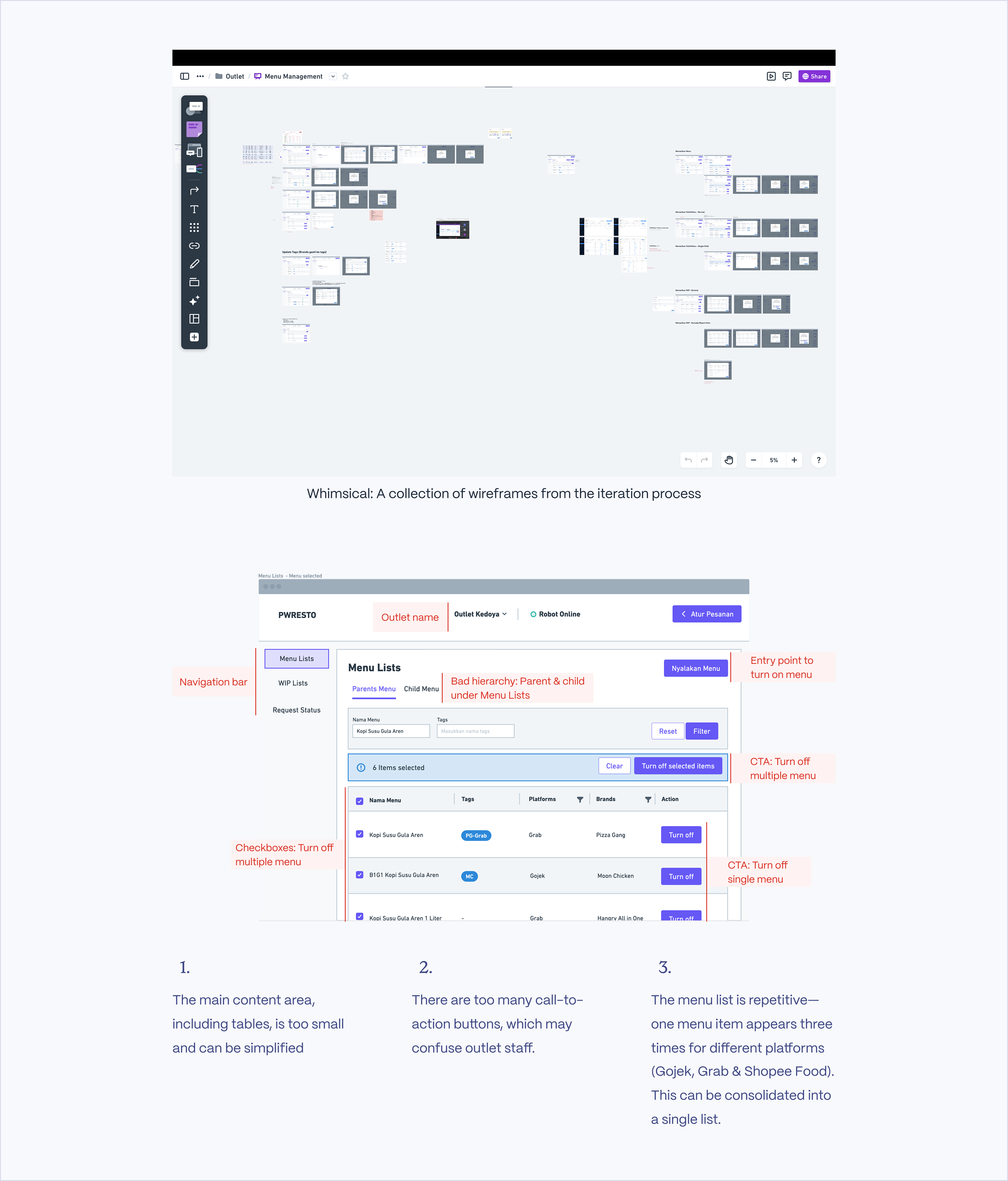 Design explorations